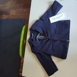 New Tutto Piccolo Navy Blue Blazer 12 months